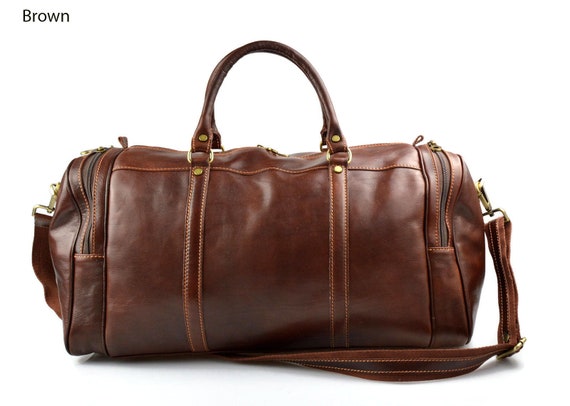 Travel Bag Leather Duffle Bag Duffel Bag Travel Bag for Men | Etsy
