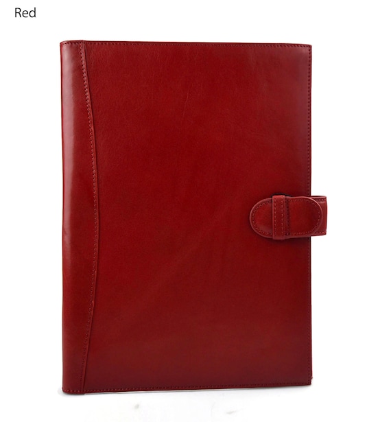 LSRRYD Cartella Portadocumenti A4 Portafoglio Padfolio Pelle