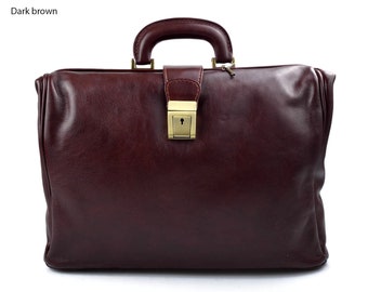 Leder Aktentasche Ledertasche Arzttasche Arzttasche|Doctor Bag Aus