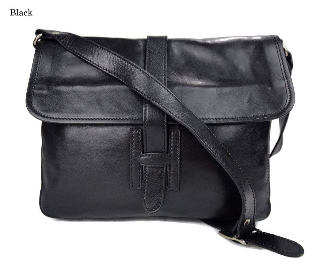 Leather Hobo Bag Mens Satchel Messenger Bag Shoulder Bag - Etsy
