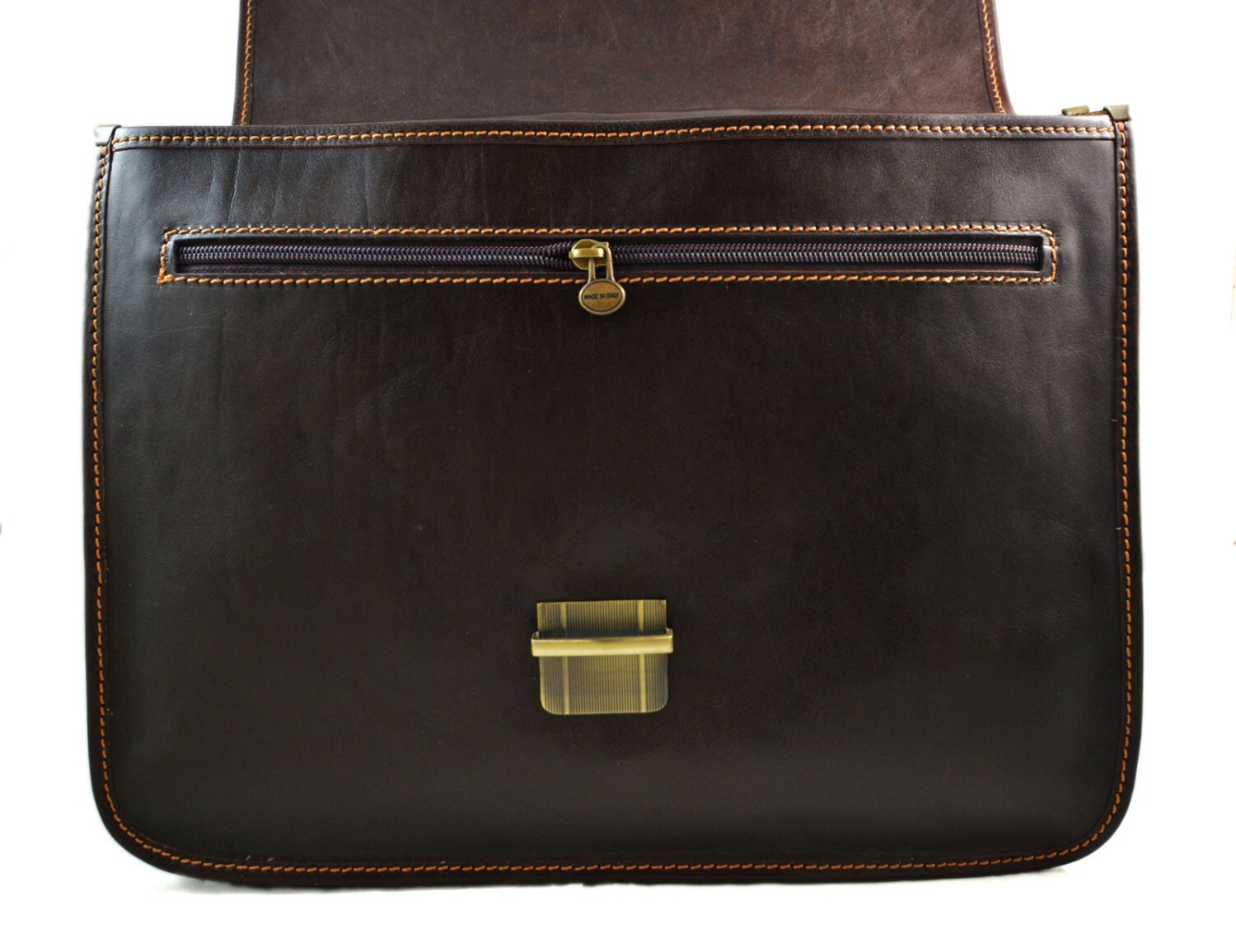 Leather Briefcase Mens Woman Office Briefcase Handbag Leather Etsy