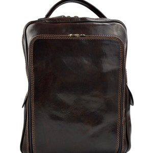 Backpack Genuine Leather Travel Bag Weekender Sports Bag Gym Bag ...