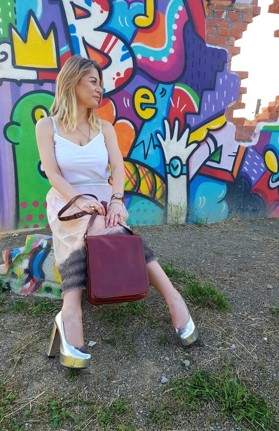 Bolsos de cuero para hombre AETOO, bolsos con un solo hombro inclinado,  bolso de cartero literario de cuero informal para hombre, bolso de cuero  para hombre| | - AliExpress