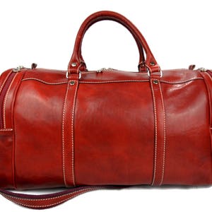 Leder reisetasche sporttasche rot damen herren schultertasche ledertasche schwarz braun raumbeutel