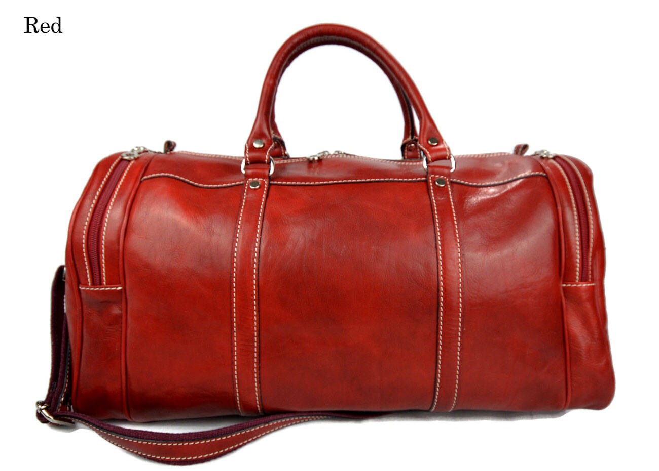 men's leather duffle bag canada Mens leather duffle bag red black brown shoulder bag travel | Etsy