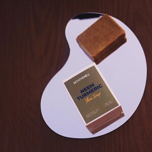 Neem & Turmeric Shea Soap Bar: Purifying Face + Body Wash
