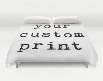 custom duvet cover etsy