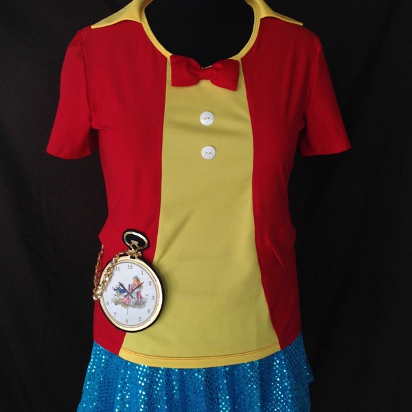 White rabbit inspired complete running outfit