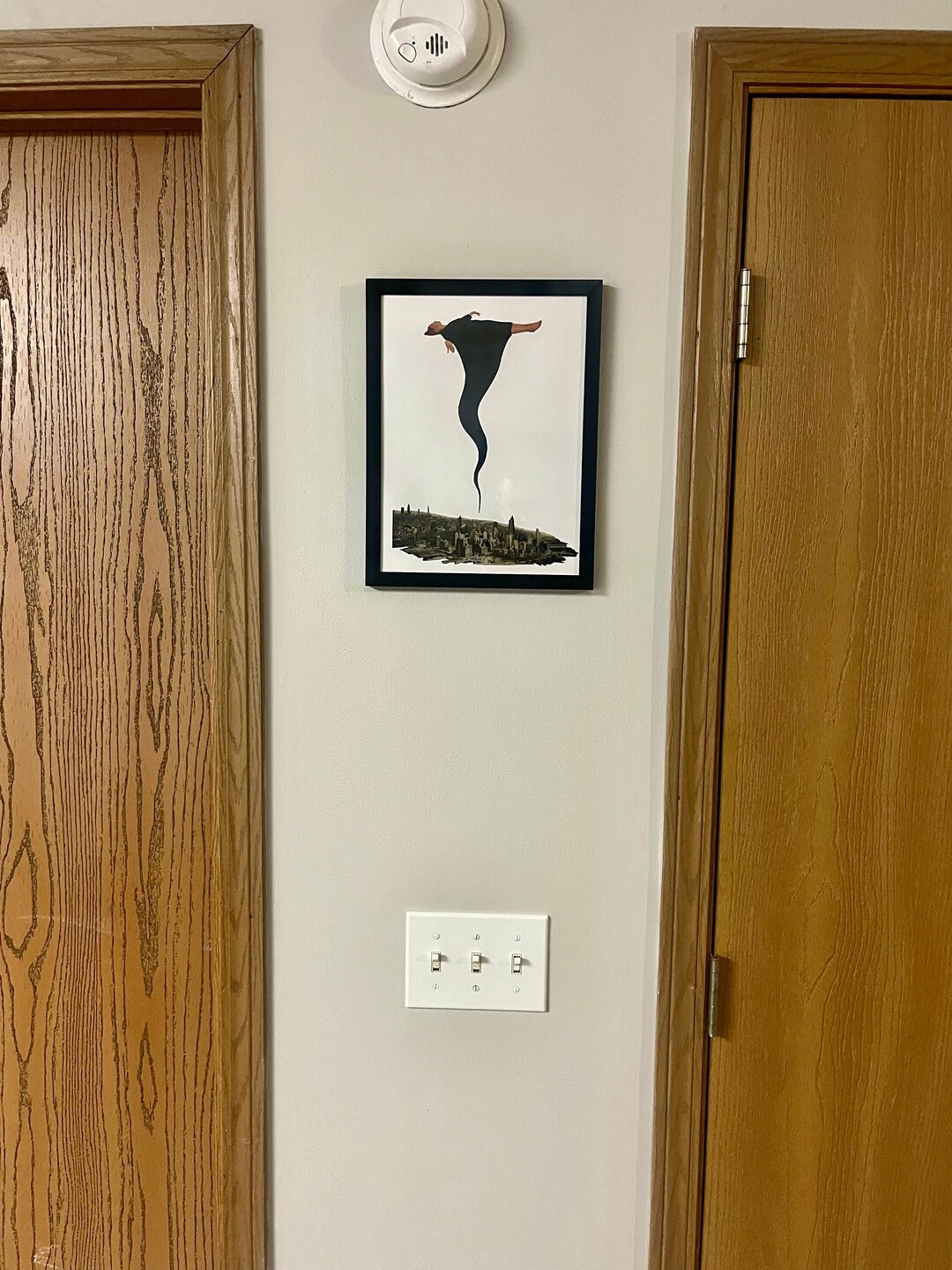 Afloat Original Paper Collage With Frame 9x12 - Etsy