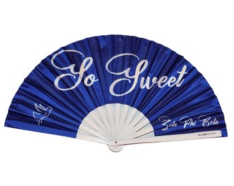 Zeta Phi Beta So Sweet Clack Hand Fan | Zeta | Finer | Soror Gift | 1920 | D9 | Z-Phi