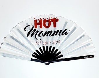 Hot Mama Hand Fan | Menopause | Hot Flashes | Menopause Relief | Hot Mama | Gifts for Her | Funny Gift |