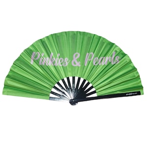 Alpha Kappa Alpha Large Clack Hand Fan | Pinkies and Pearls | AKA | HBCU | D9 | Crossing Gift | 1908 | Clack Fan