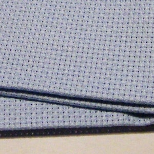 14 count hemelsblauwe Aida-doek voor kruissteek