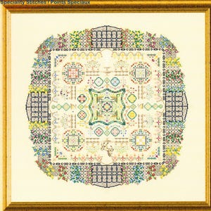 The Castle Garden, chart for counted cross stitch or speciality stitches. image 3