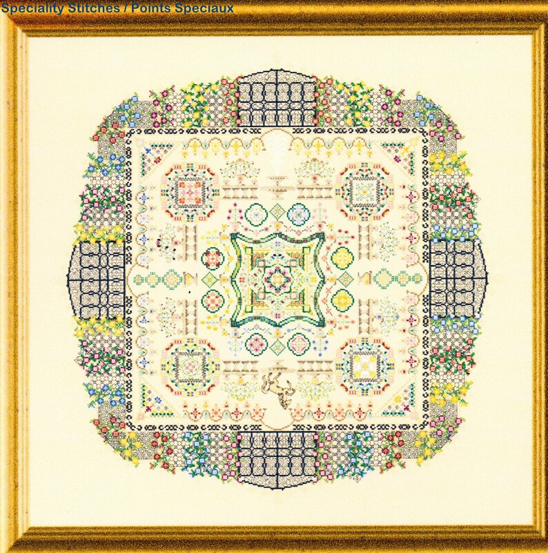 The Castle Garden, chart for counted cross stitch or speciality stitches. image 3