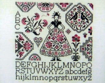 Schema per punto croce di My Lady's Quaker.