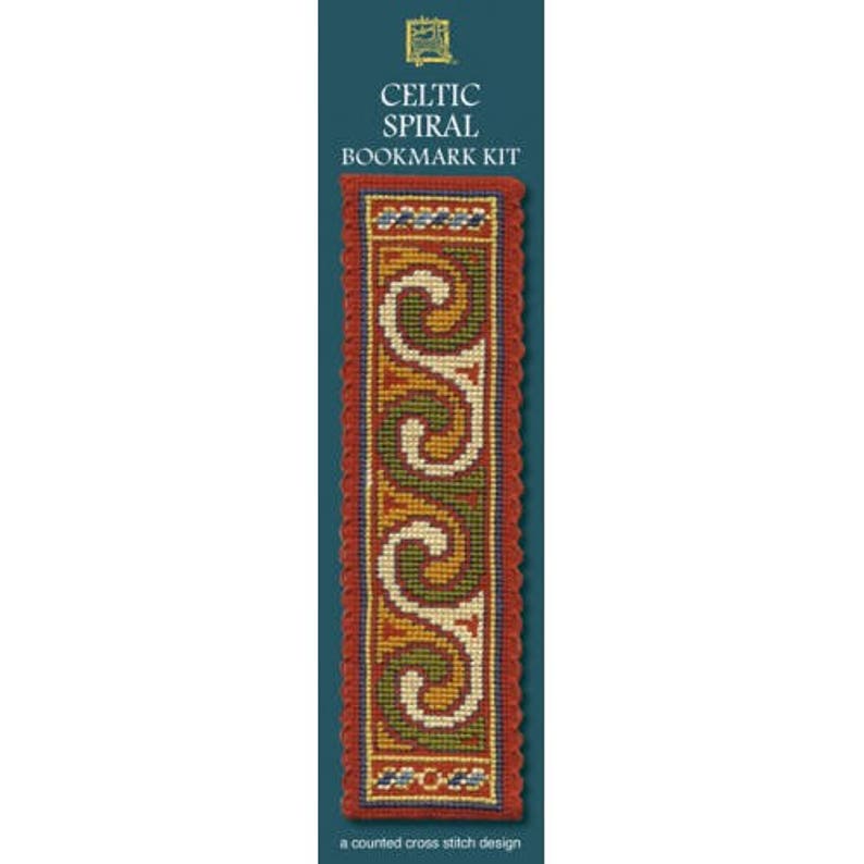 Celtic Counted Cross Stitch Bookmark Kit. Complete Kit. 2 ...