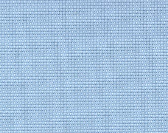 Tecido Aida azul celeste de 14 pontos: Tecido para ponto cruz (90 x 50 cm)