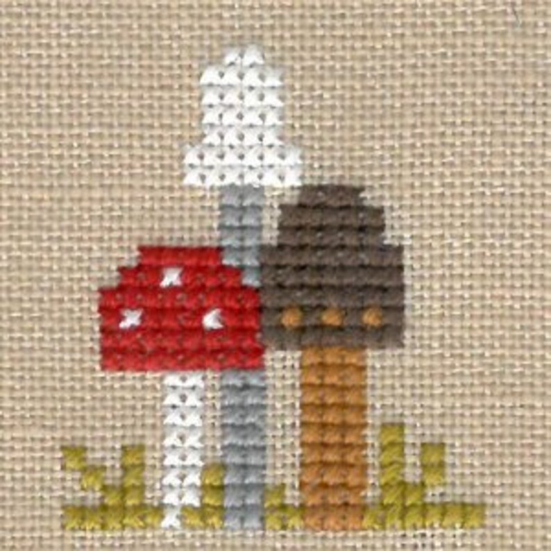 Garden of Gnomes counted cross stitch chart. image 2