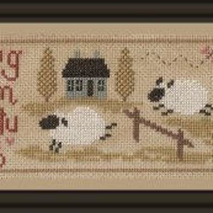 Sheep Story 2 counted cross stitch chart image 10