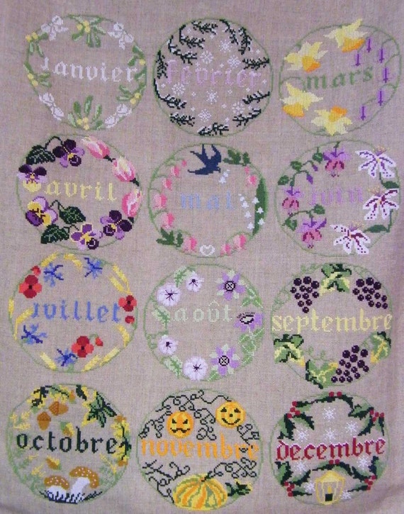 Monthly Flower Chart