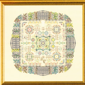 The Castle Garden, chart for counted cross stitch or speciality stitches. image 1