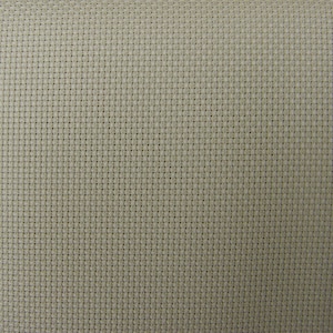 14 count Parchment colour Aida, size 50 x 90 cm. Cross stitch embroidery fabric. Brand new piece cut from roll. Beige Aida.