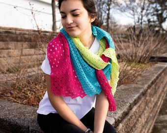 River Heights Shawl Crochet Pattern