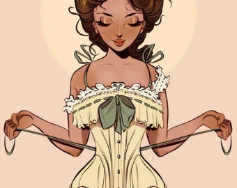 Edwardian Corset Pinup