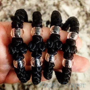 Orthodox Prayer Rope Bracelet/ Komboskini/ Brojanica/Chotki with knotted cross in center