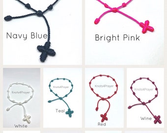 Knotted Rosary Bracelet | Rosary | Catholic Rosary | Baptism Gifts
