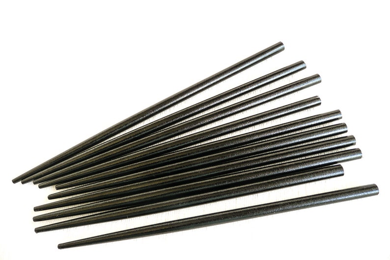10 Black Lacquered Chopsticks for Wearable Art Etsy UK