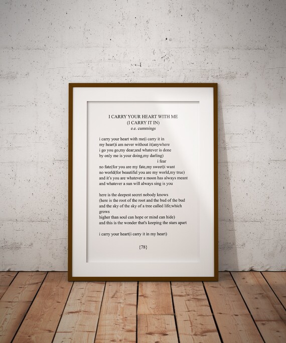 I Carry It In Literature Digital Printable Typography | Etsy