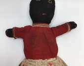 African American White Topsy Turvy Doll