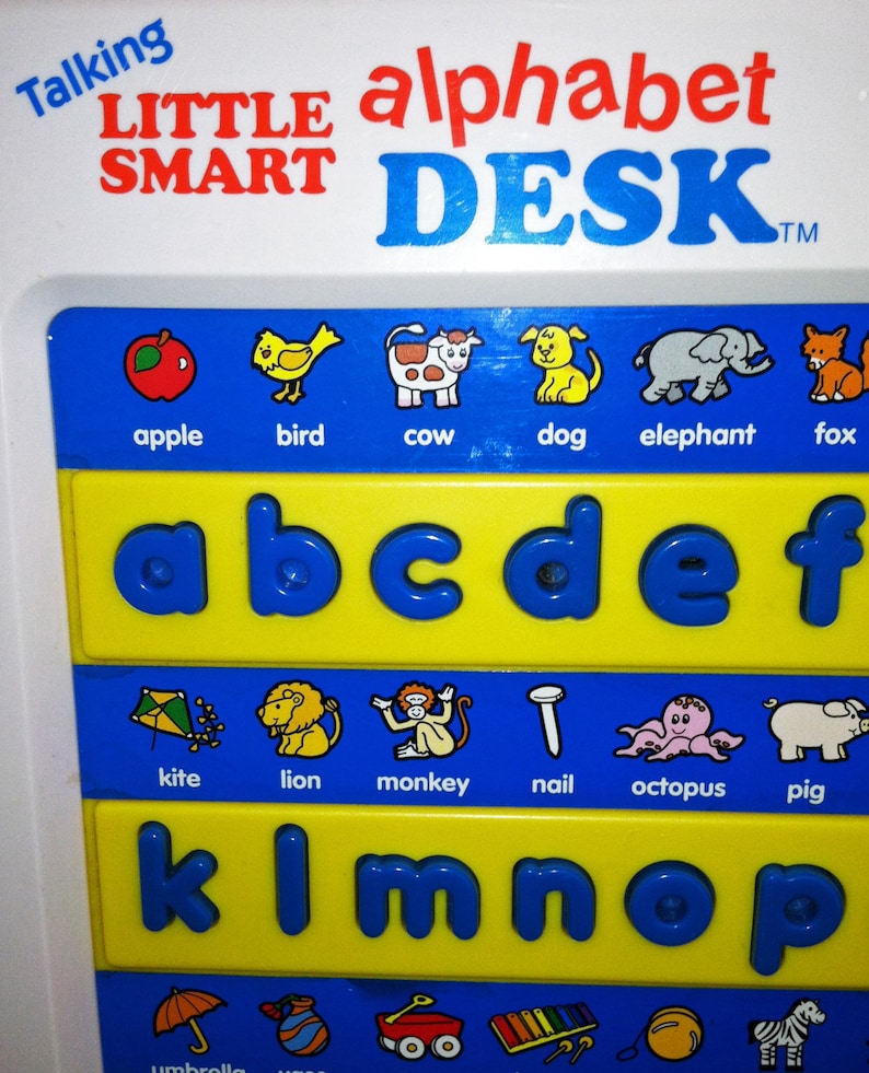 VTech Little Smart Alphabet Desk Etsy