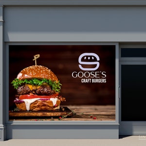 Custom Business Logo Decals - Logos, Signage, Store Hours, Photos, Etc.