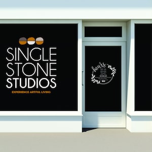 Custom Storefront Window Decals - Business Logos, Store Hours, Photos, Etc.