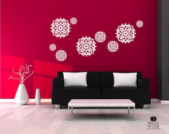 Ironworks Scroll Vinyl Wall Decals: Elegant Home Decor Kit