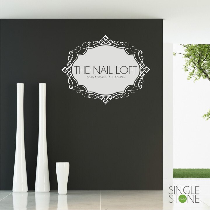 Logo Wall Decal - Custom Business Design Custom Home Decor - Etsy