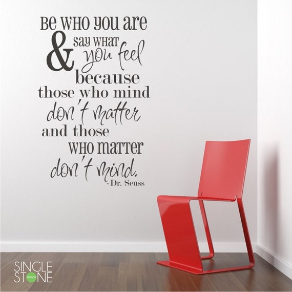 be who you are wall decals quote vinyl wall words custom | etsy