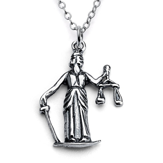 Lady justice best sale necklace