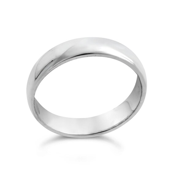 Wedding Ring 4mm Band Width 925 Sterling Silver Azaggi | Etsy