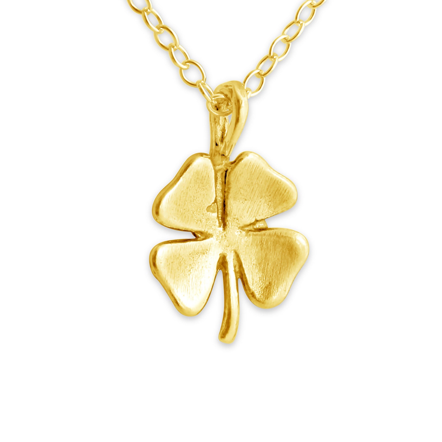 Chanel CC Clover Necklace - Gold - CHA40594