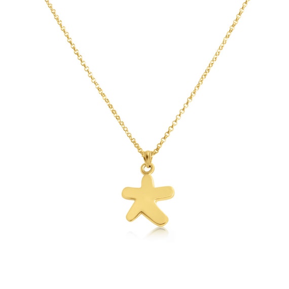 Azaggi 925 Sterling Silver Pendant Necklace Cresent Moon Star Celestial Symbols