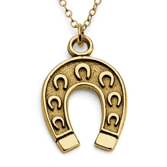 Lucky Horseshoe 14kt Gold Filled - Charm Pendant