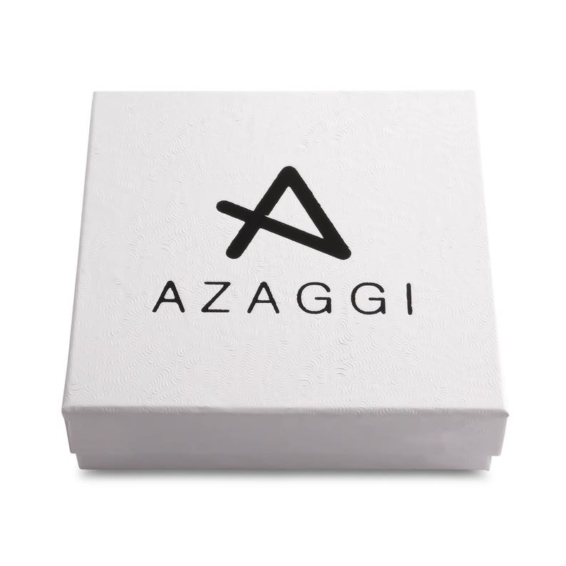 Clear Marquise Shaped Cubic Zirconia Stone Abstract Pendant Necklace #925 Sterling Silver #Azaggi N0331S/_white
