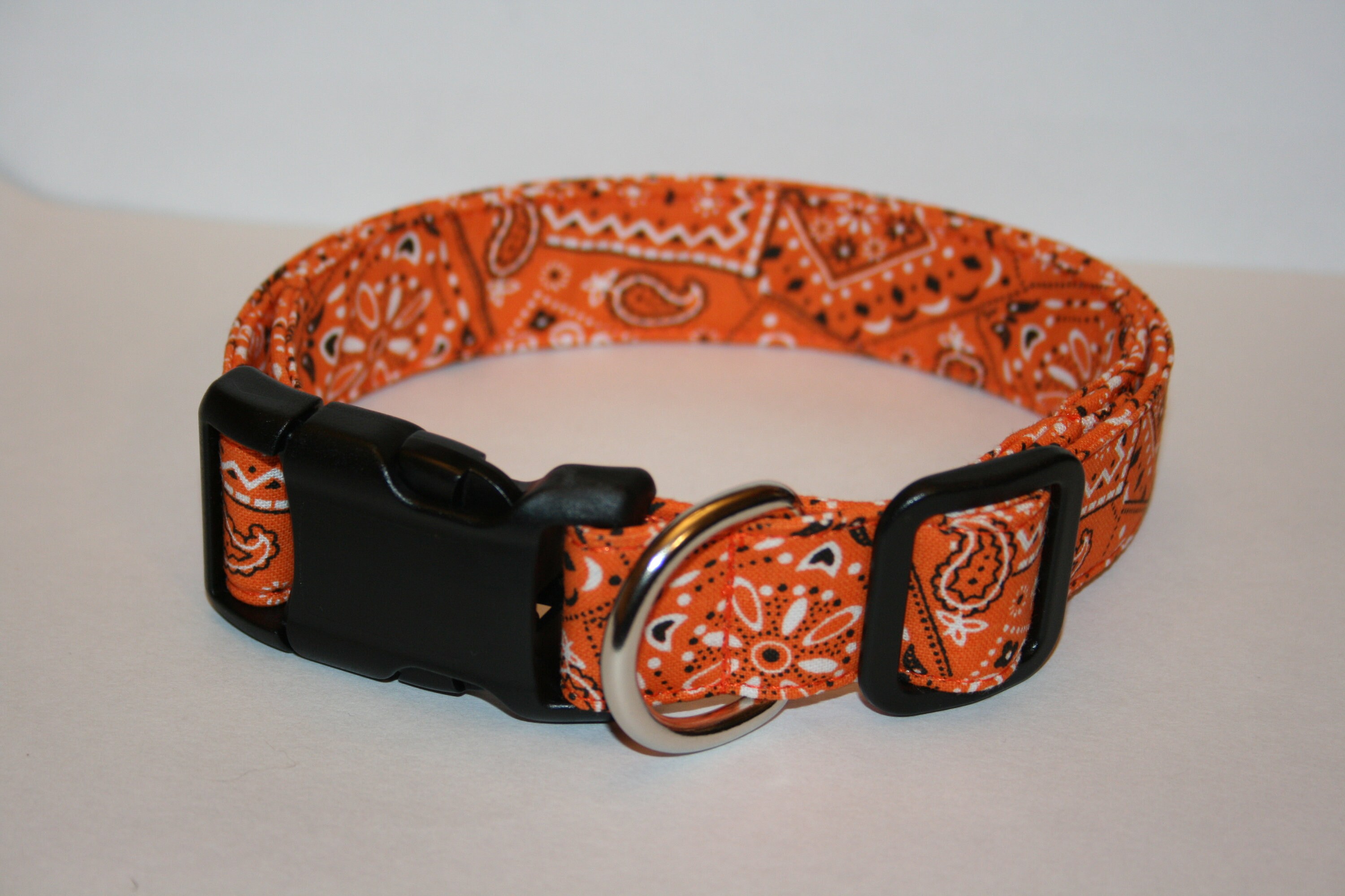Bandana Orange Adjustable Cat & Dog Collars Martingales Etsy