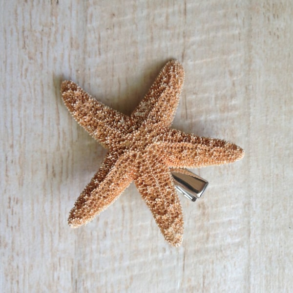 Starfish Hair Clip Ocean Beach Wedding Bride Mermaid Costume Halloween Hawaiian Tropical Luau Summer Girl Birthday Pool Party Under The Sea