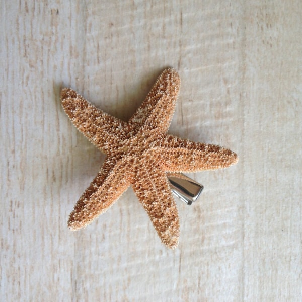 Starfish Hair Clip Ocean Beach Wedding Bride Mermaid Costume Halloween Hawaiian Tropical Luau Summer Girl Birthday Pool Party Under The Sea