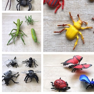 Bug Insect Hair Clip Fly Bee Beetle Spider Scorpion Creepy Crawly Fun Halloween Goth Costume Birthday Party Favor Nature Lover Garden Kawaii